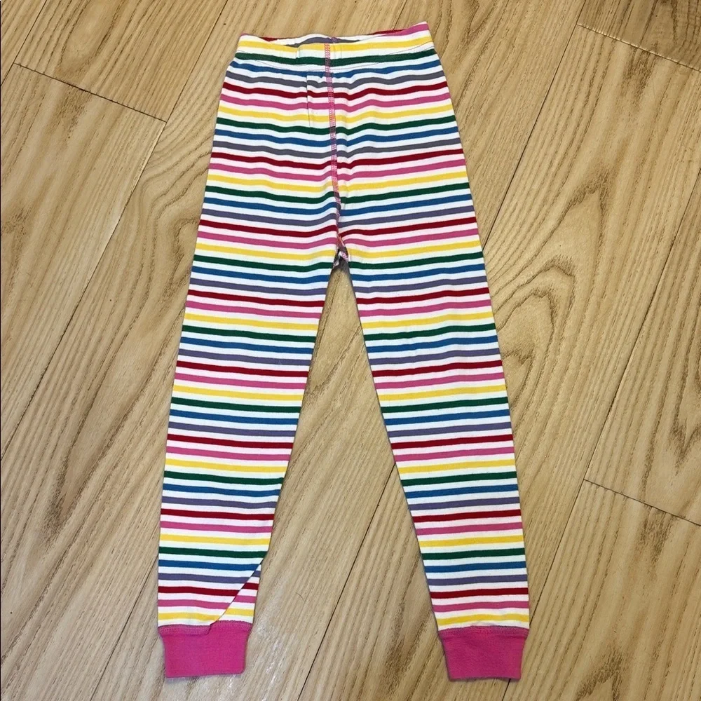 Hanna Andersson girls striped pajamas size 110cm/us 5. 2 piece set